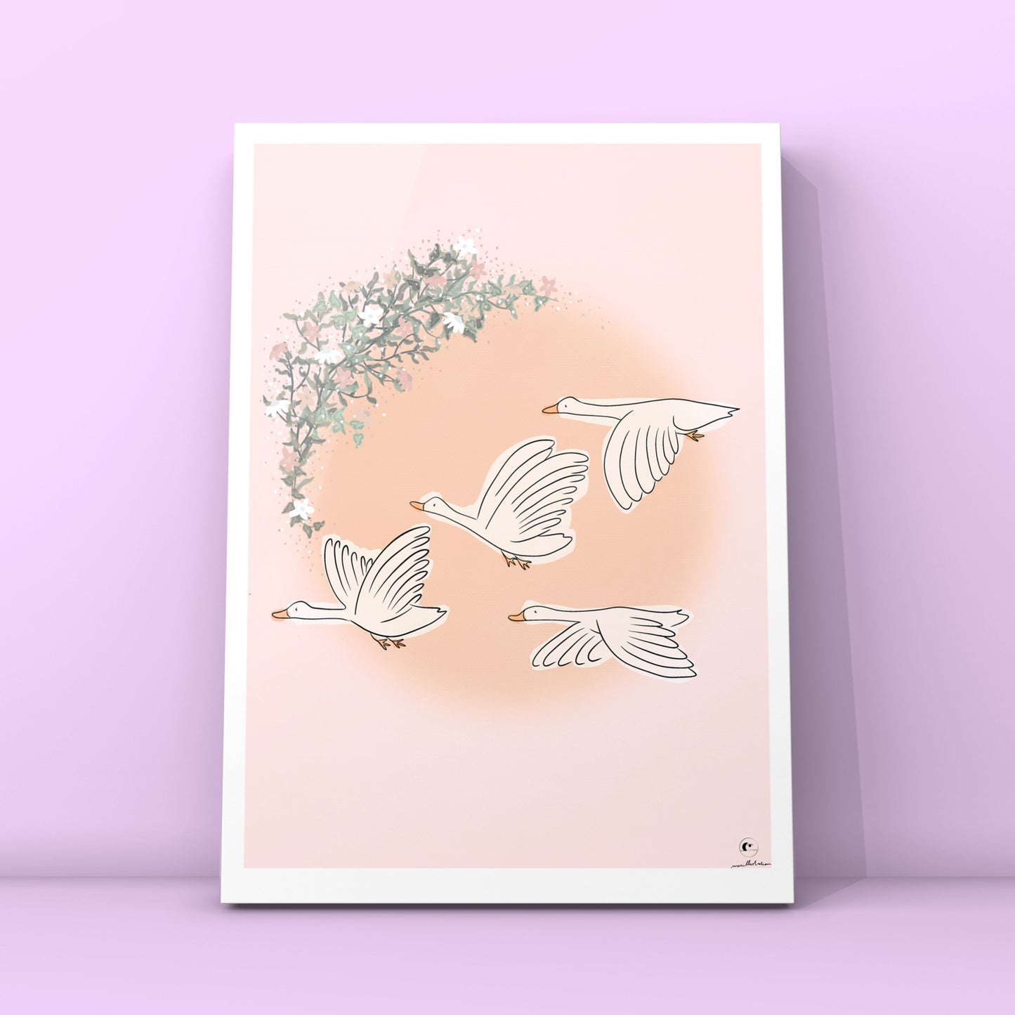 Illustration Les Oies Sauvages