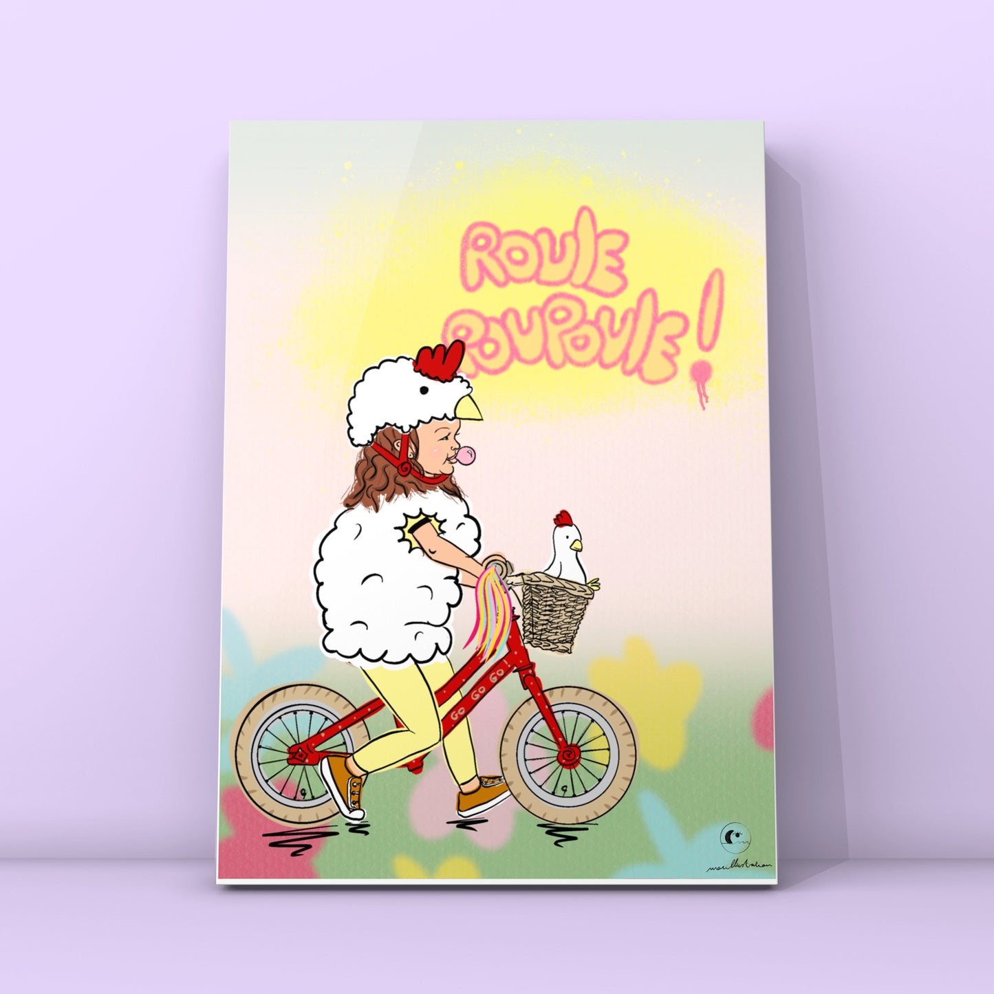 Illustration Roule ma Poule version Yellow