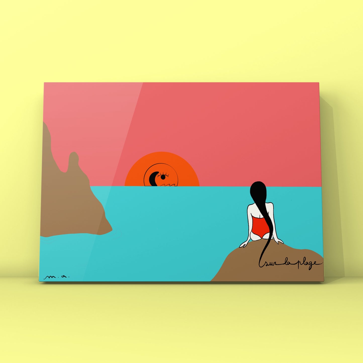 Illustration Sur la Plage