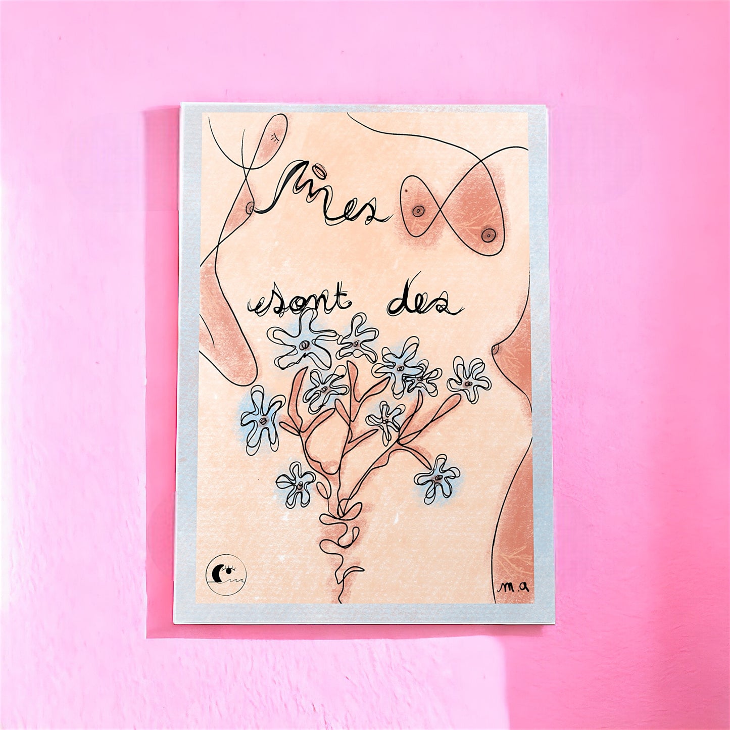 Illustration Tétés fleuris