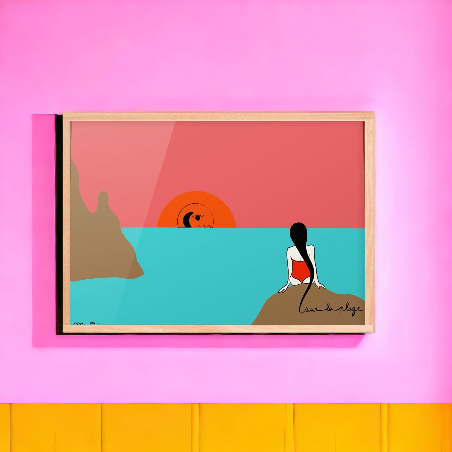 Duo d’illustrations La Plage S’il Vous Plaît
