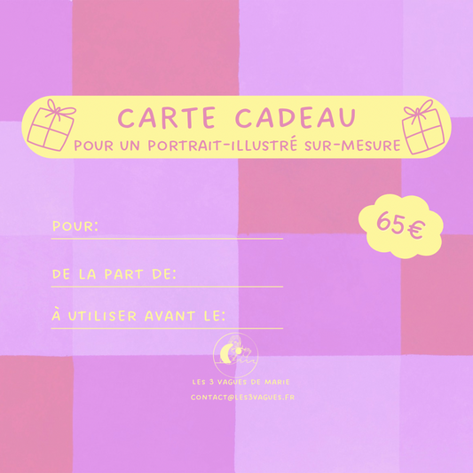 Carte-cadeau Portrait Illustré