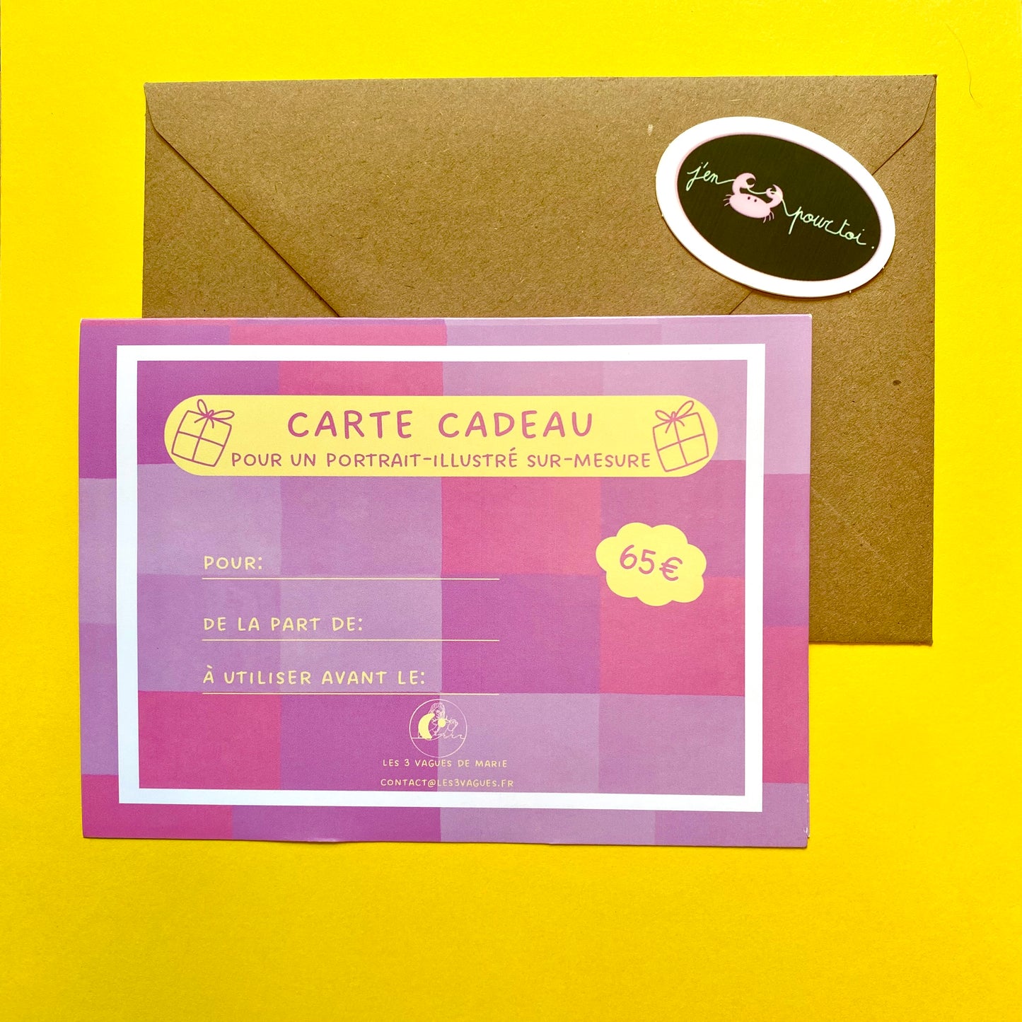Carte-cadeau Portrait Illustré