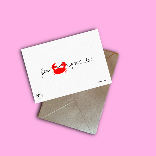 Carte J’en pince pour Toi