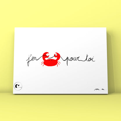 Carte J’en pince pour Toi