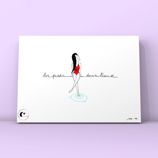 Illustration Les Pieds dans l’Eau