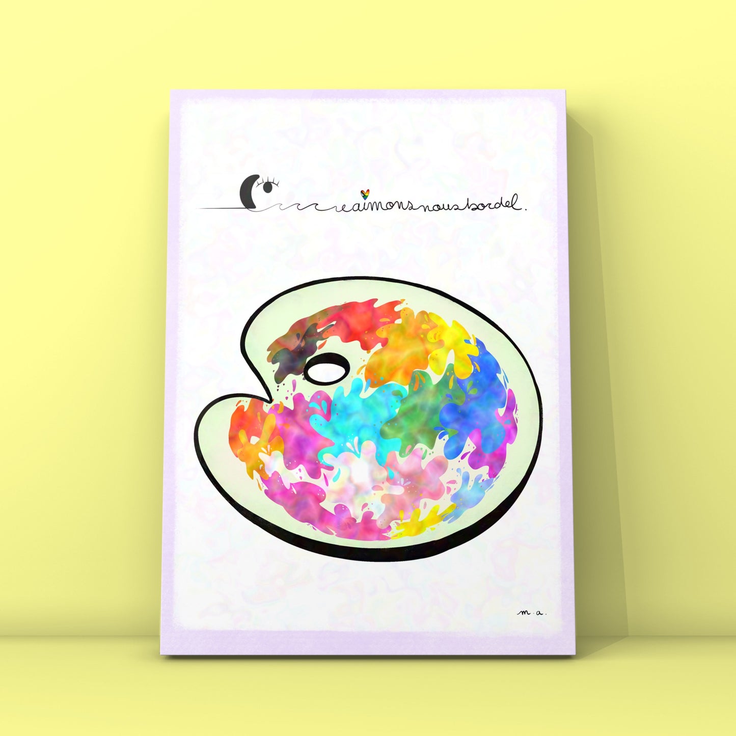Carte Aimons-nous Bordel