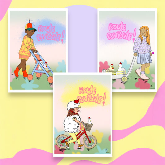 Trio d’illustrations Pour les Kids