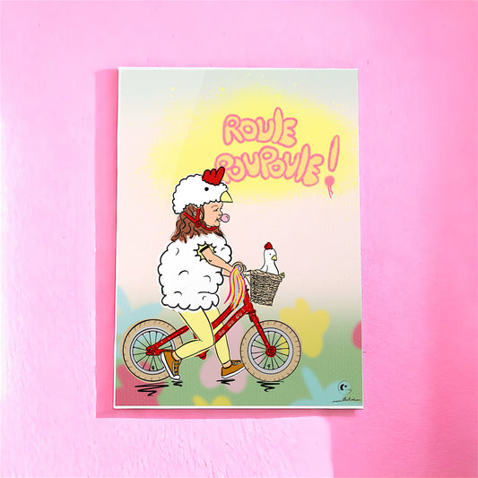 Illustration Roule ma Poule version Yellow
