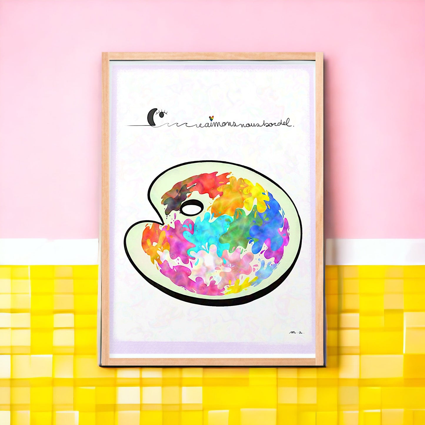 Illustration Aimons-nous Bordel